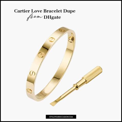 best cartier love bracelet dupe dhgate|cartier love bracelet inside engraving.